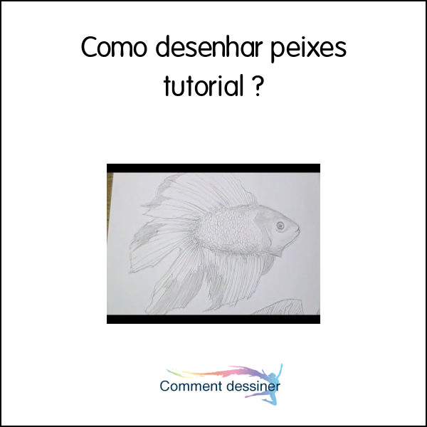 Como desenhar peixes tutorial